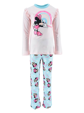 Disney Minnie Mouse Pyjama "Minnie" in Rosa/ Hellblau
