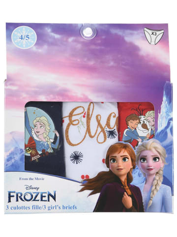 Disney Frozen Majtki (3 pary) "Kraina Lodu" w różnych kolorach