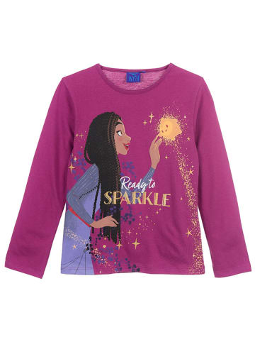 Disney Longsleeve "Wish" auberginekleurig