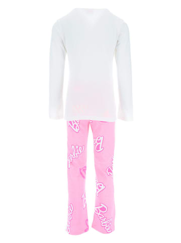 Barbie Pyjama "Barbie" in Weiß/ Rosa