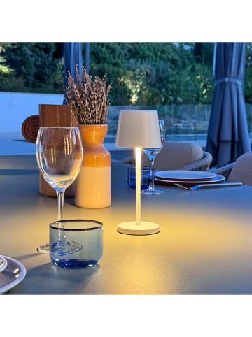 lumisky Lampa stołowa LED "Kelly Mini" w kolorze białym - wys. 21,6 x Ø 8,2 cm
