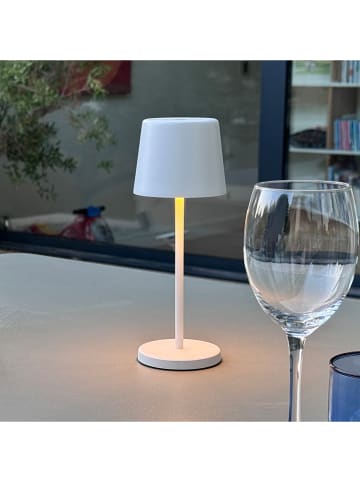 lumisky Lampa stołowa LED "Kelly Mini" w kolorze białym - wys. 21,6 x Ø 8,2 cm