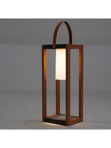 lumisky LED-Solar-Laterne "Seraphina Tall" in Braun - (B)20 x (H)58 x (T)20 cm