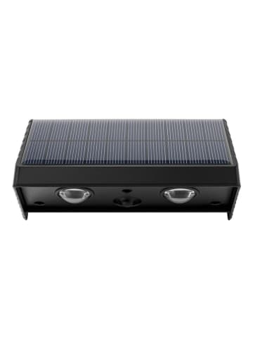 lumisky 4er-Set: LED-Solarleuchten in Schwarz - (B)11,4 x (H)6 x (T)5,4 cm