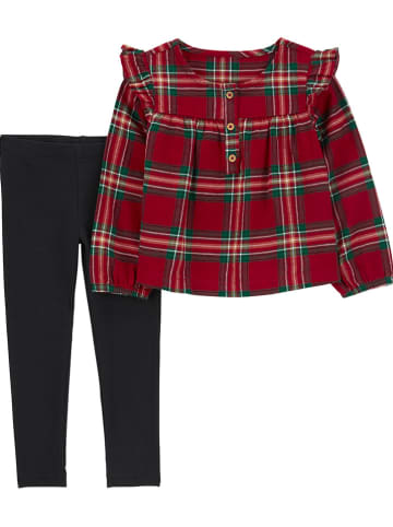 carter's 2-delige outfit rood/zwart
