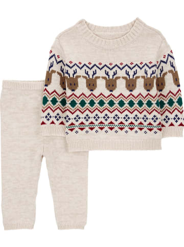 carter's 2-delige outfit beige