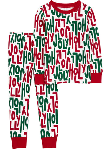 carter's Pyjama groen/rood/wit