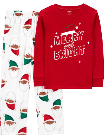carter's Pyjama rood/wit