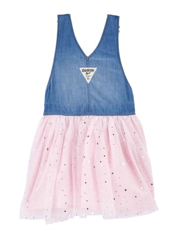 OshKosh Tuinjurk blauw/lichtroze