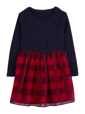 OshKosh Jurk donkerblauw/rood