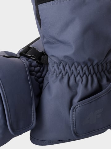 4F Ski-/snowboardhandschoenen blauw/zwart