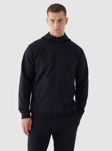 4F Sweatjacke in Schwarz