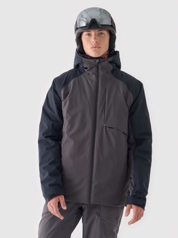 4F Ski-/Snowboardjacke in Grau/ Anthrazit