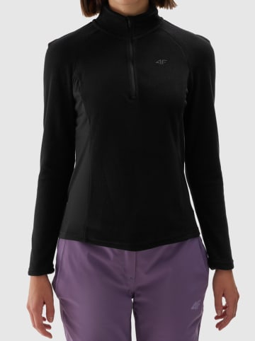 4F Bluza polarowa w kolorze czarnym