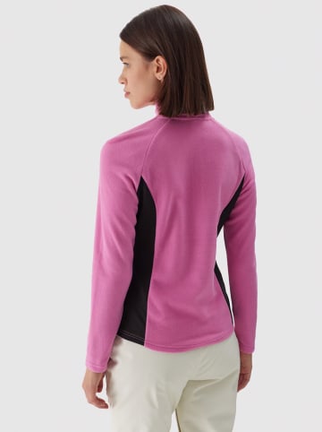 4F Fleece trui roze/zwart