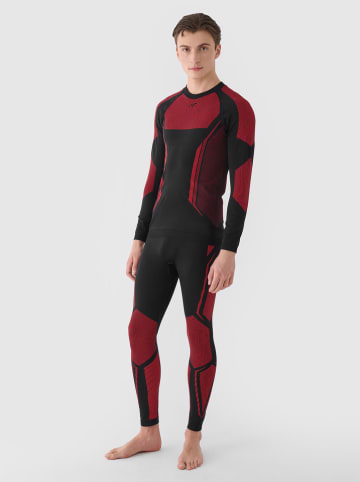 4F Thermounterhose in Schwarz/ Rot
