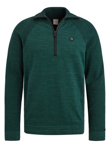 CAST IRON Pullover in Dunkelgrün