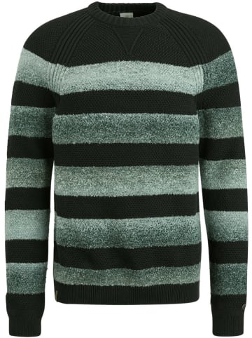 CAST IRON Pullover in Schwarz/ Türkis