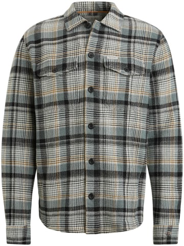 CAST IRON Hemdjacke in Beige/ Schwarz