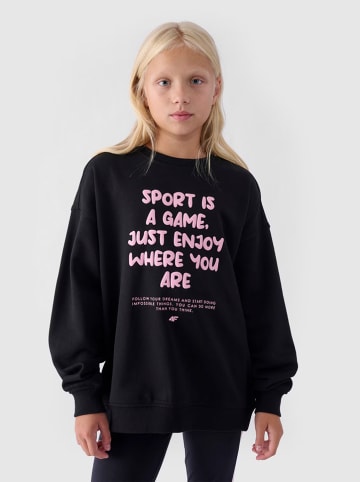 4F Sweatshirt in Schwarz
