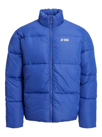 JACK & JONES Junior Kurtka pikowana w kolorze niebieskim