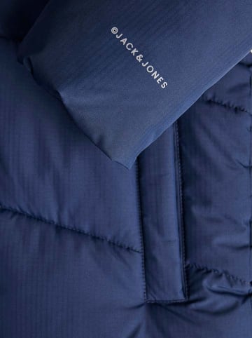JACK & JONES Junior Doorgestikte jas blauw