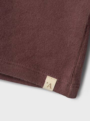 Lil Atelier Longsleeve in Dunkelrot