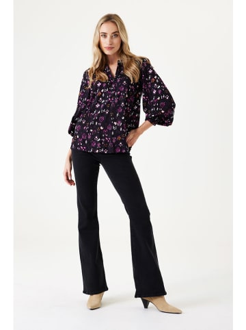 Garcia Bluse in Schwarz/ Rosa/ Gelb