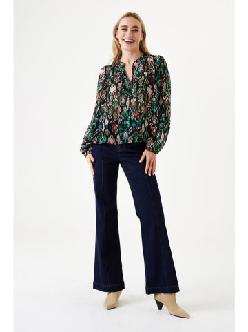 Garcia Blouse zwart/groen/rood