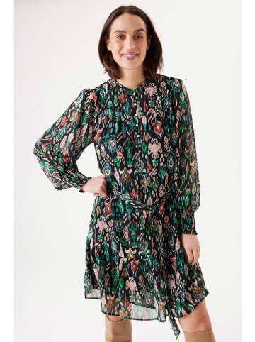 Garcia Kleid in Schwarz/ Grün/ Rosa