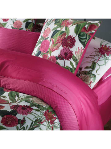 CXL by Christian Lacroix 2-delige set: satijnen kussenslopen fuchsia/groen