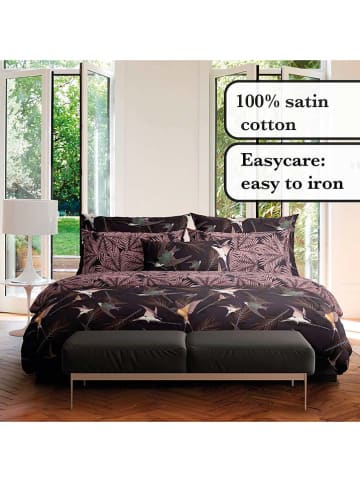 CXL by Christian Lacroix Satin-Kissenbezug in Lila/ Bunt