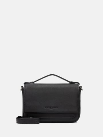 LIEBESKIND BERLIN Leder-Umhängetasche in Schwarz - (B)27 x (H)18 x (T)9 cm