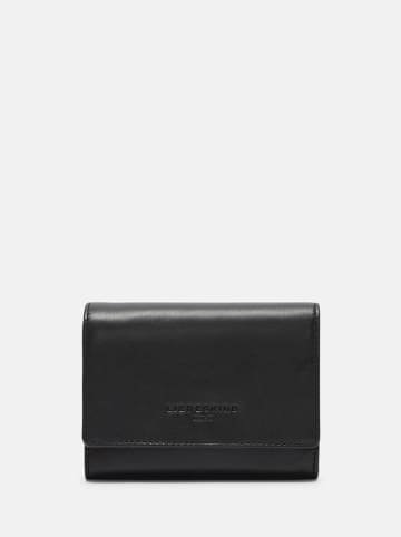 LIEBESKIND BERLIN Leder-Geldbörse in Schwarz - (B)18 x (H)12 x (T)4 cm