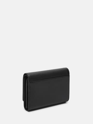 LIEBESKIND BERLIN Leder-Geldbörse in Schwarz - (B)18 x (H)12 x (T)4 cm