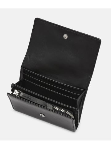 LIEBESKIND BERLIN Leder-Geldbörse in Schwarz - (B)18 x (H)12 x (T)4 cm