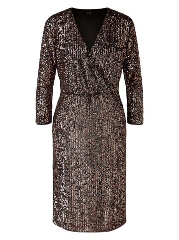 Oui Kleid in Rosa/ Grau