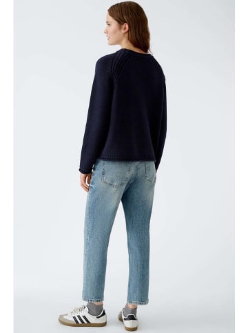 Oui Trui donkerblauw/wit