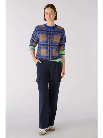 Oui Trui blauw/groen