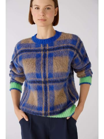 Oui Trui blauw/groen