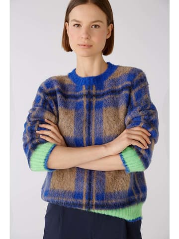 Oui Trui blauw/groen