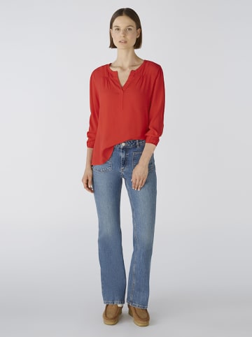 Oui Bluse in Rot