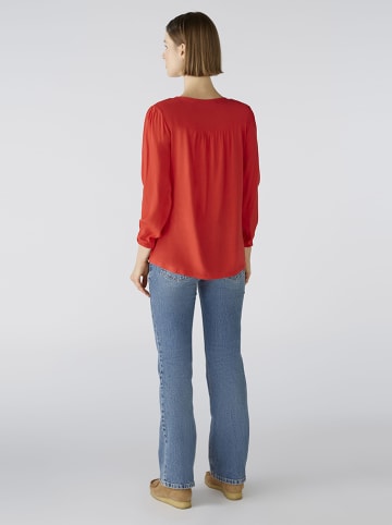 Oui Bluse in Rot