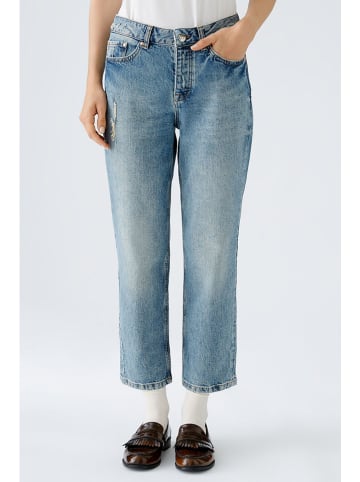 Oui Spijkerbroek - mom fit - blauw