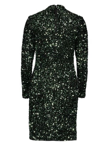 Oui Jurk zwart/groen