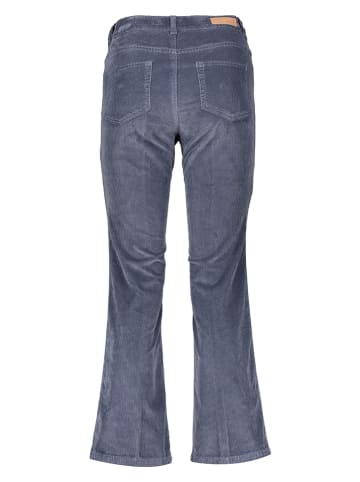 Oui Corduroybroek donkerblauw