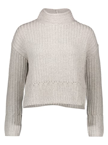 Oui Pullover in Hellgrau