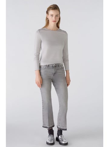 Oui Longsleeve in Grau