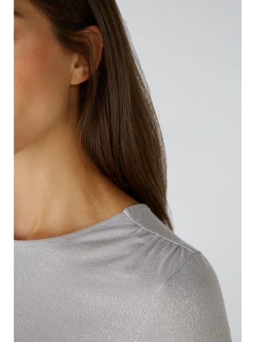 Oui Longsleeve in Grau