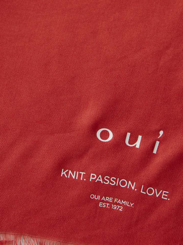 Oui Schal "Aura" in Rot - (L)190 x (B)72 cm